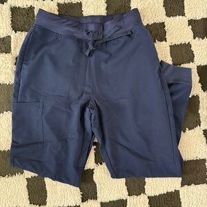 Mandala Navy Blue Jogger Scrub Pants